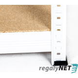 Regál 5-policový lakovaný 180x140x40  300Kg na police,Farba - biela