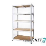 Regál 5-policový lakovaný 180x140x40  300Kg na police,Farba - biela