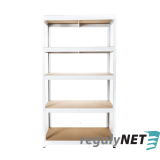 Regál 5-policový lakovaný 180x140x40  300Kg na police,Farba - biela