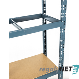 Rohový nekonečný regál 5-ti policový 200x90x45 200Kg/police